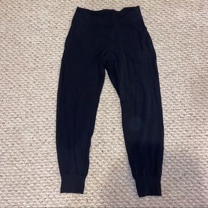 Black Lululemon Align Jogger 28in length